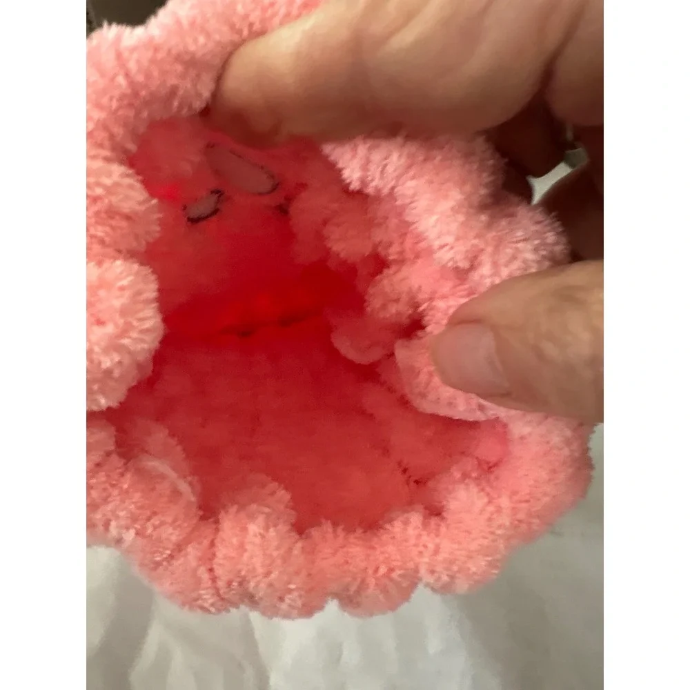 Pink Bunny Microfiber Hair Drying Towel Wrap Coral Fleece Rabbit Spa Turban